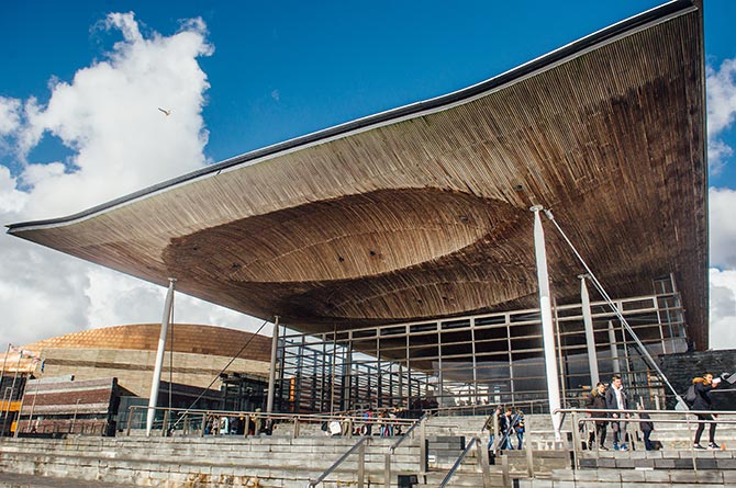 Senedd stock image