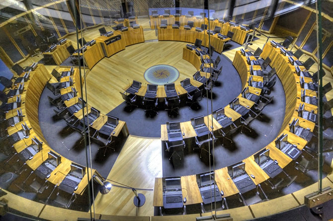 The Senedd Chamber